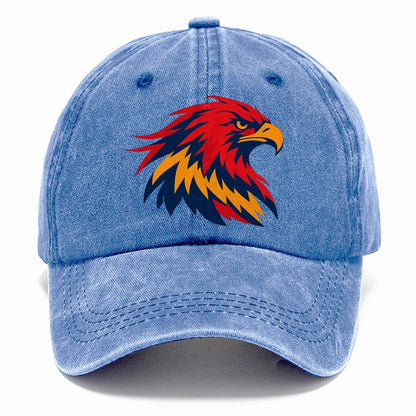 Red Navy Eagle Head Classic Cap – Summer Sky