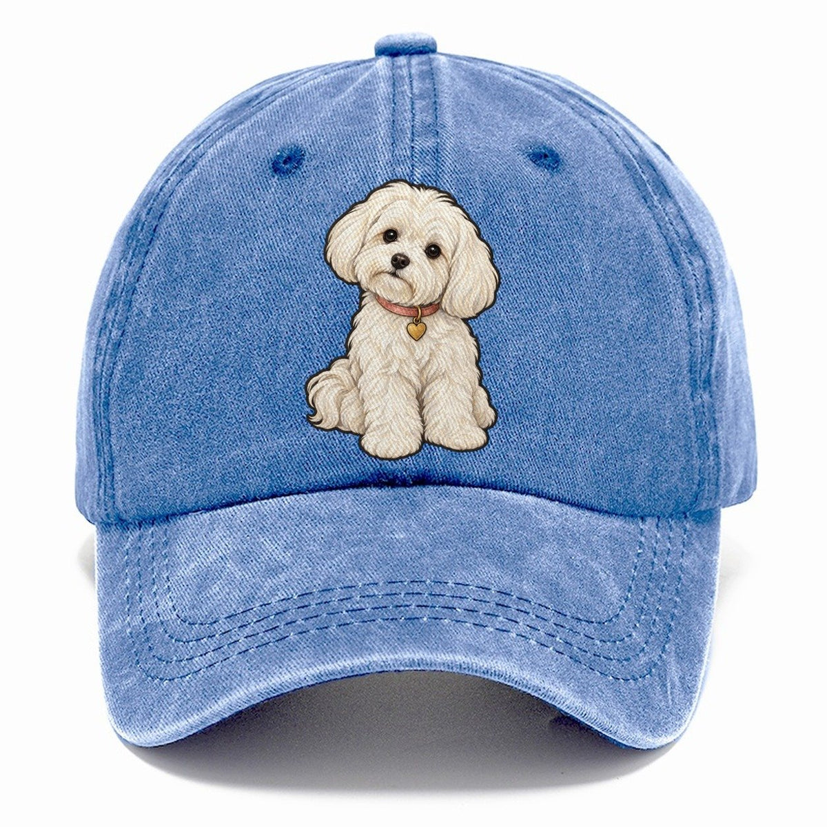 Maltese Heart Tag Fan Favorites Classic Cap – Summer Sky