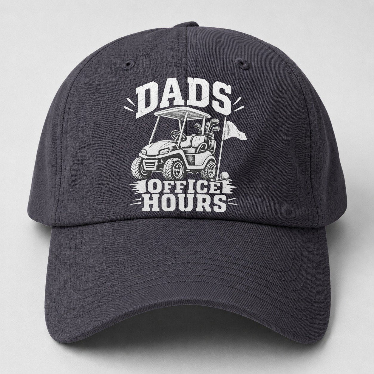 Dads Office Hours Golf Life Baseball Cap – Urban Haze
