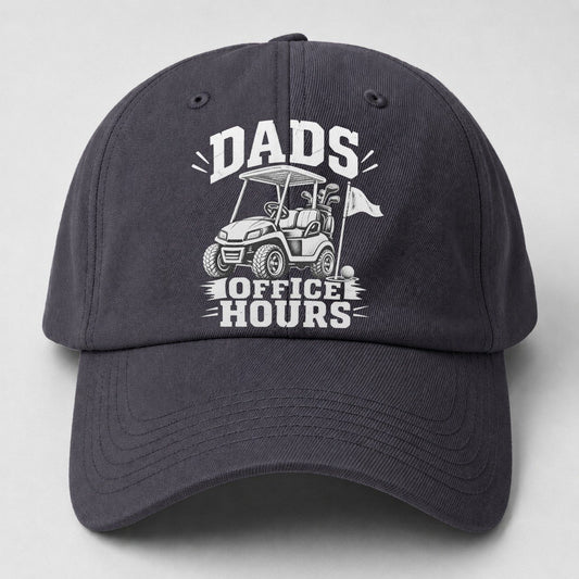 Dads Office Hours Golf Life Baseball Cap – Urban Haze