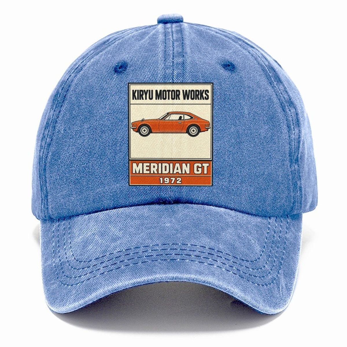 Kiryu Meridian Gt Showa Speed Plates Classic Cap – Summer Sky