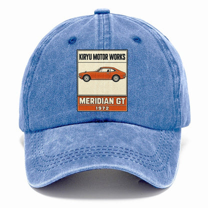 Kiryu Meridian Gt Showa Speed Plates Classic Cap – Summer Sky