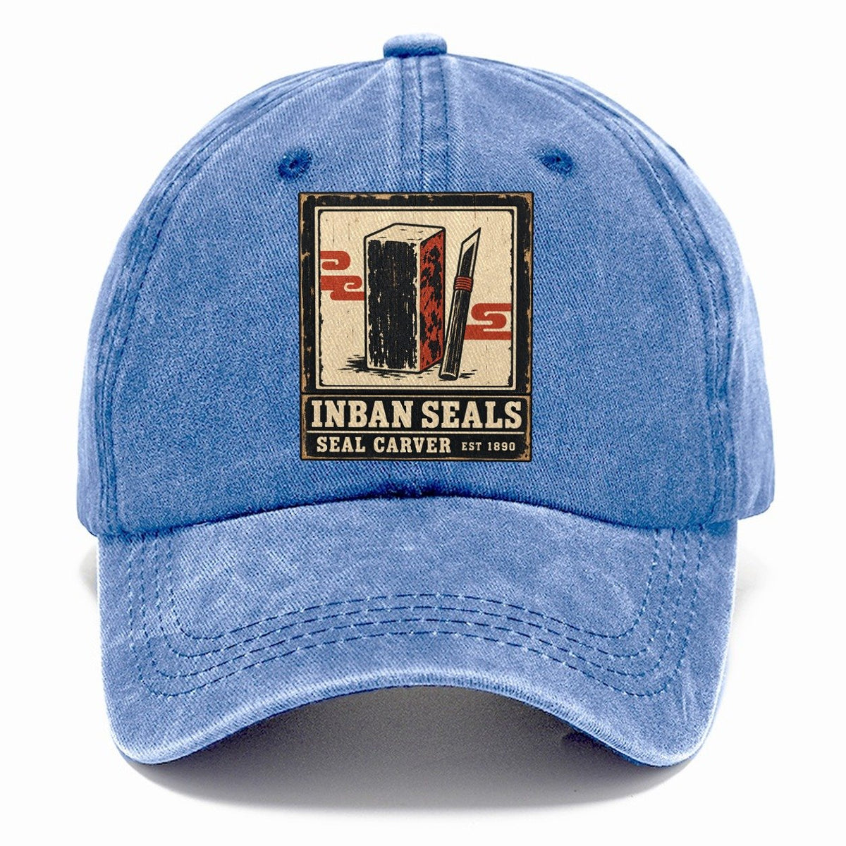 Inban Seal Carvers Noren Trade Co Classic Cap – Summer Sky