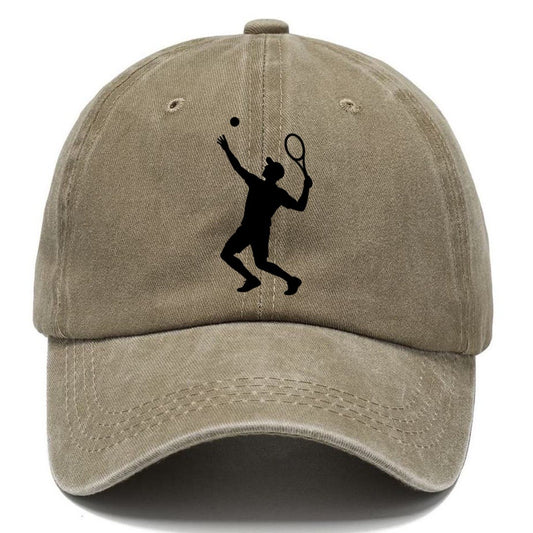 Left Handed Tennis Server Classic Cap – Warm Sand