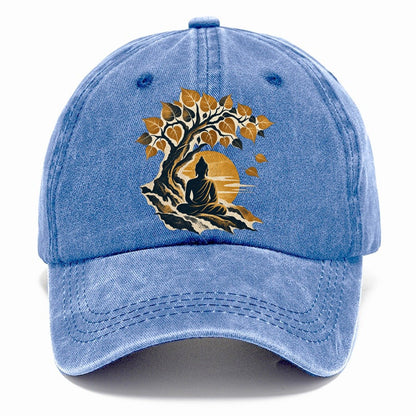 Buddha Under Bodhi Tree Classic Cap – Summer Sky