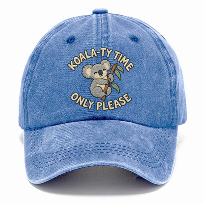 Koala Animal Puns Classic Cap – Summer Sky