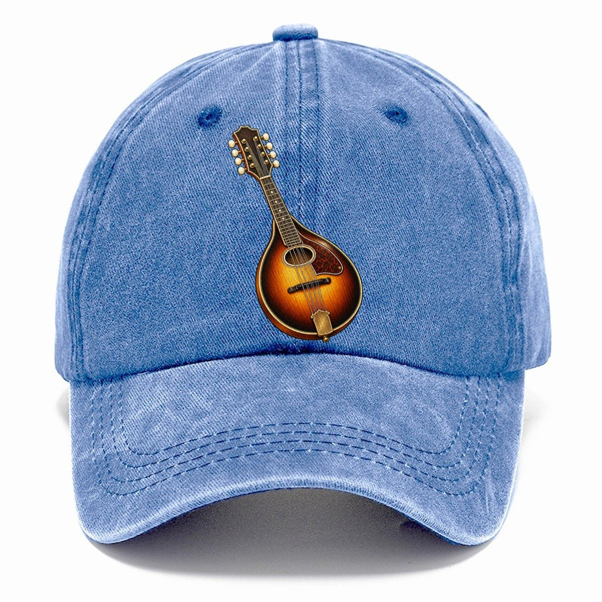 Mandolin Oval Sunburst Pastimes Companions Classic Cap – Summer Sky