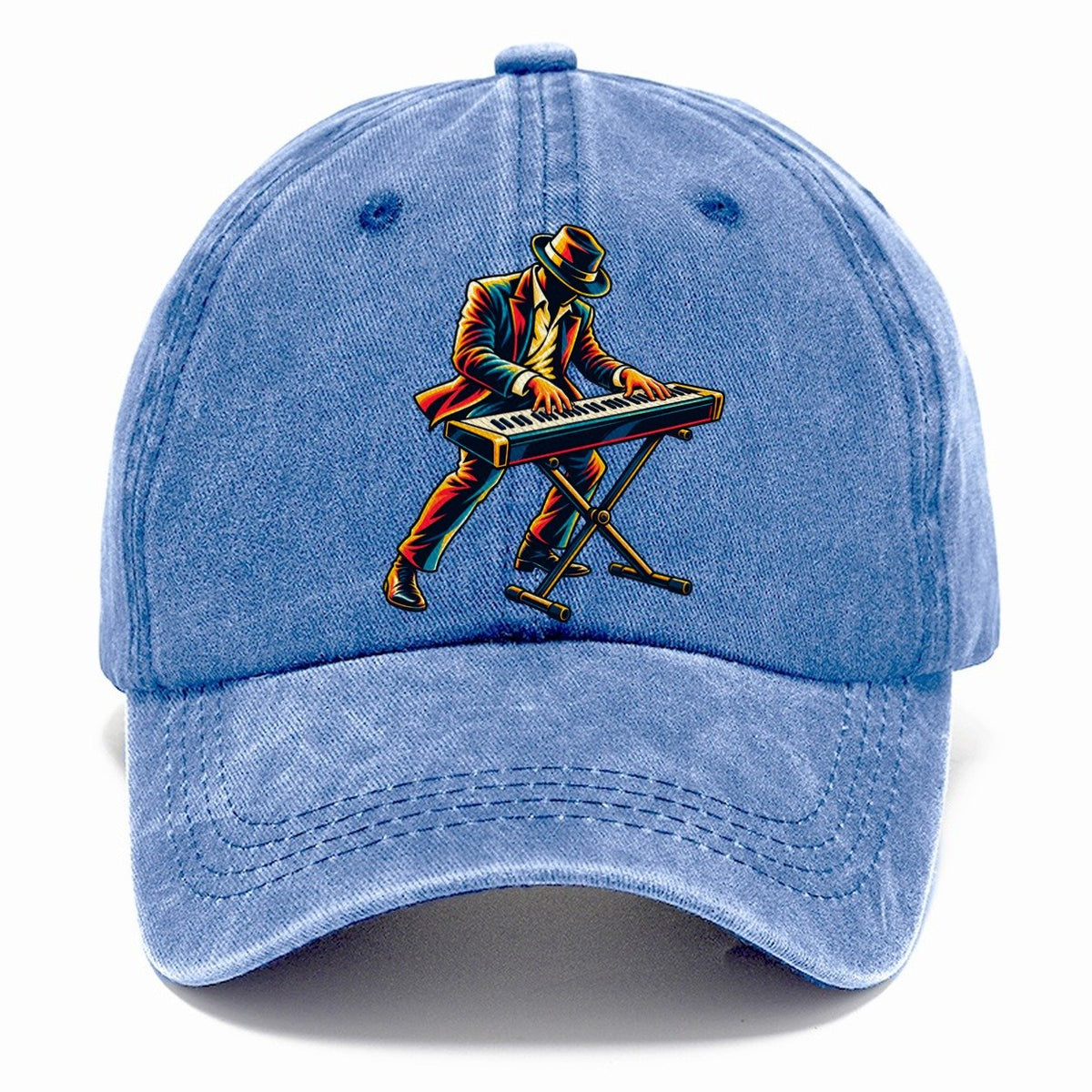 Keyboard Player Classic Cap – Summer Sky
