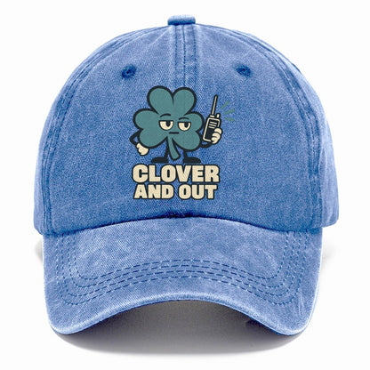 Clover And Out Familiar Punchlines Classic Cap – Summer Sky