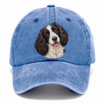 Springer Black And White Tilt Pastimes Companions Classic Cap – Summer Sky