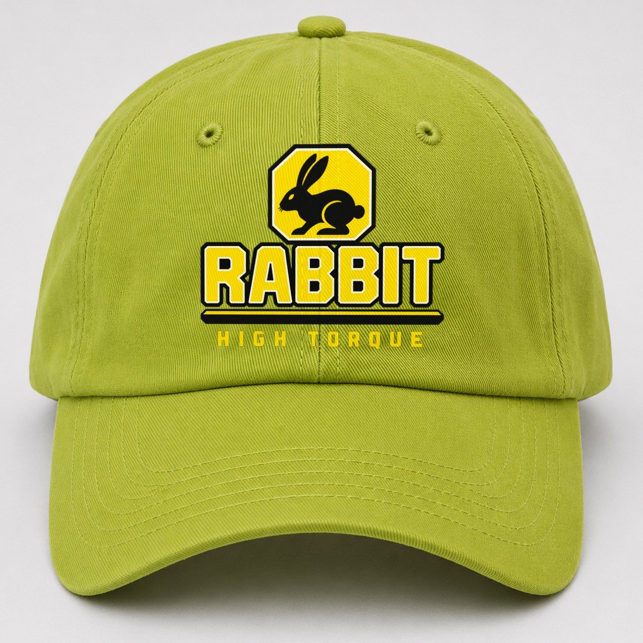 Rabbit High Torque Heavy Duty Baseball Cap – Fluorescent Green