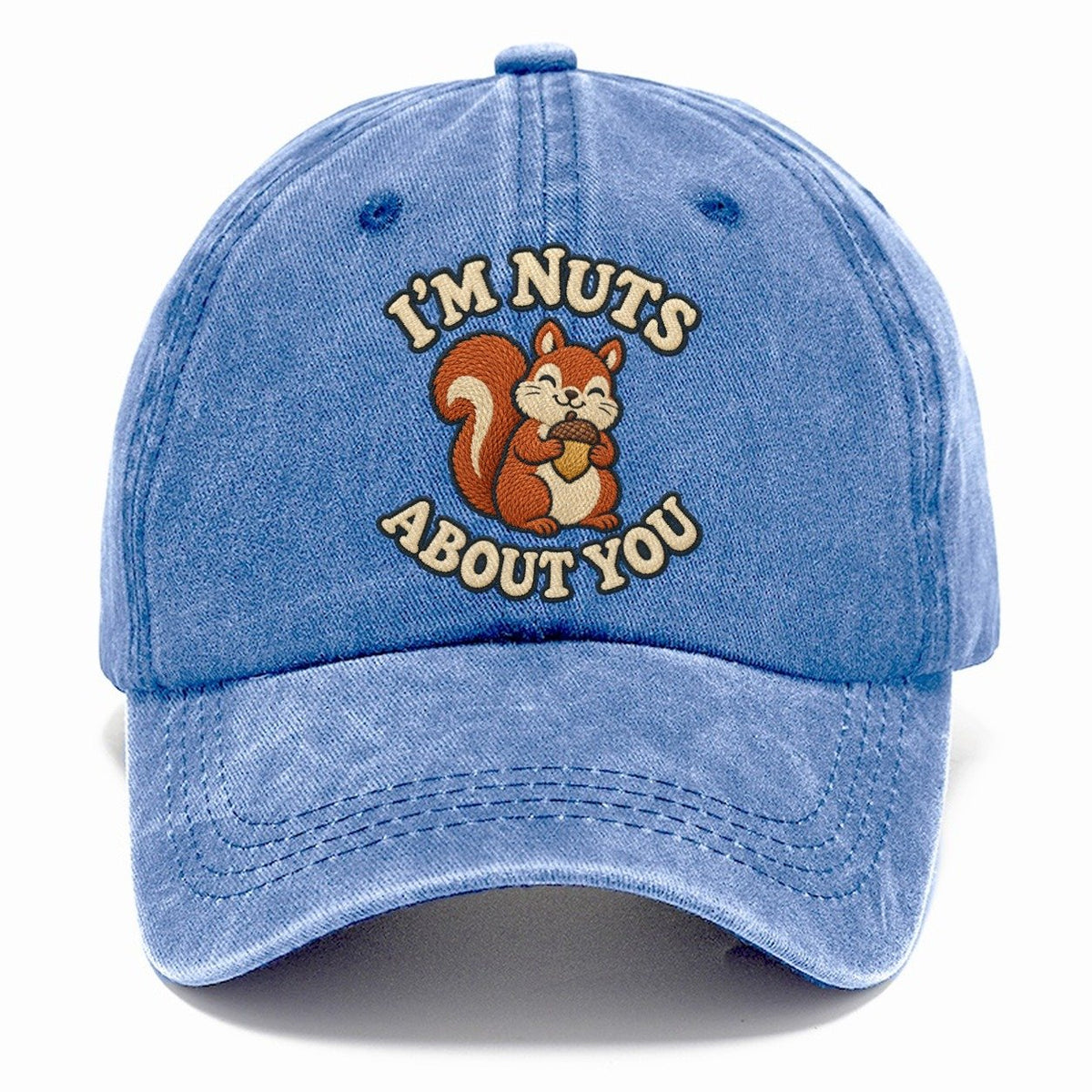 Squirrel Animal Puns Classic Cap – Summer Sky