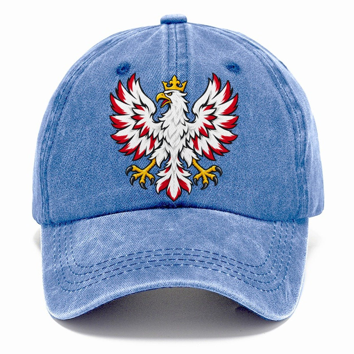 Poland Heraldic Crest Classic Cap – Summer Sky