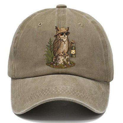Owl Night Shift Slow Camp Club Classic Cap – Warm Sand