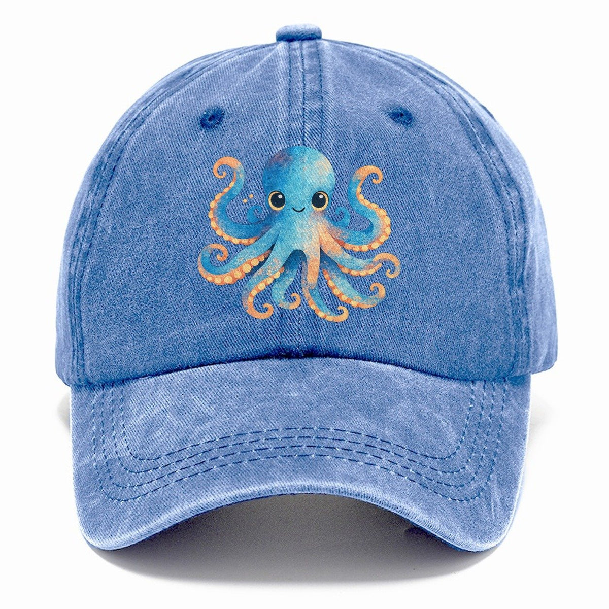 Cute Octopus Creature Classic Cap – Summer Sky