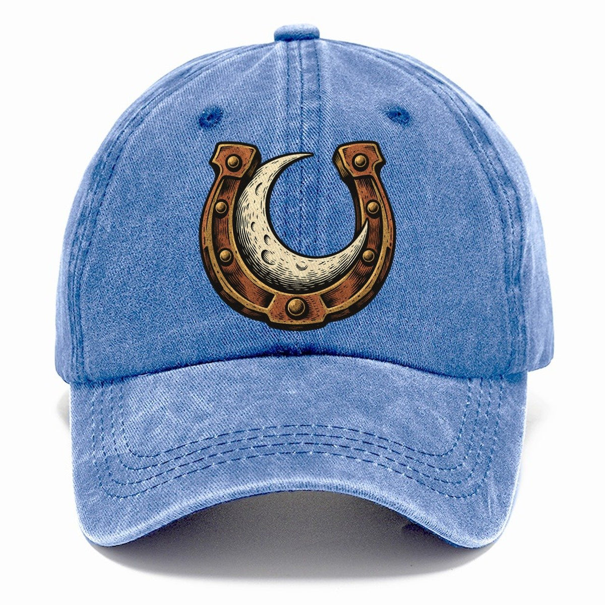 Moon Horseshoe Sundown Familiars Classic Cap – Summer Sky