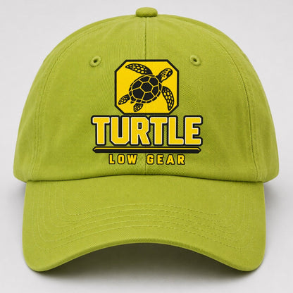 Turtle Low Gear Heavy Duty Baseball Cap – Fluorescent Green