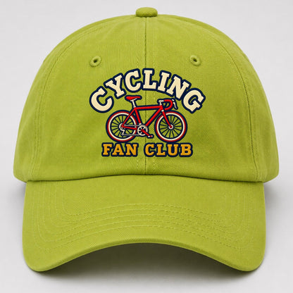 Cycling Fan Club Baseball Cap – Fluorescent Green