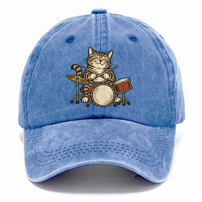 Tabby Jazz Drummer Sundown Familiars Classic Cap – Summer Sky