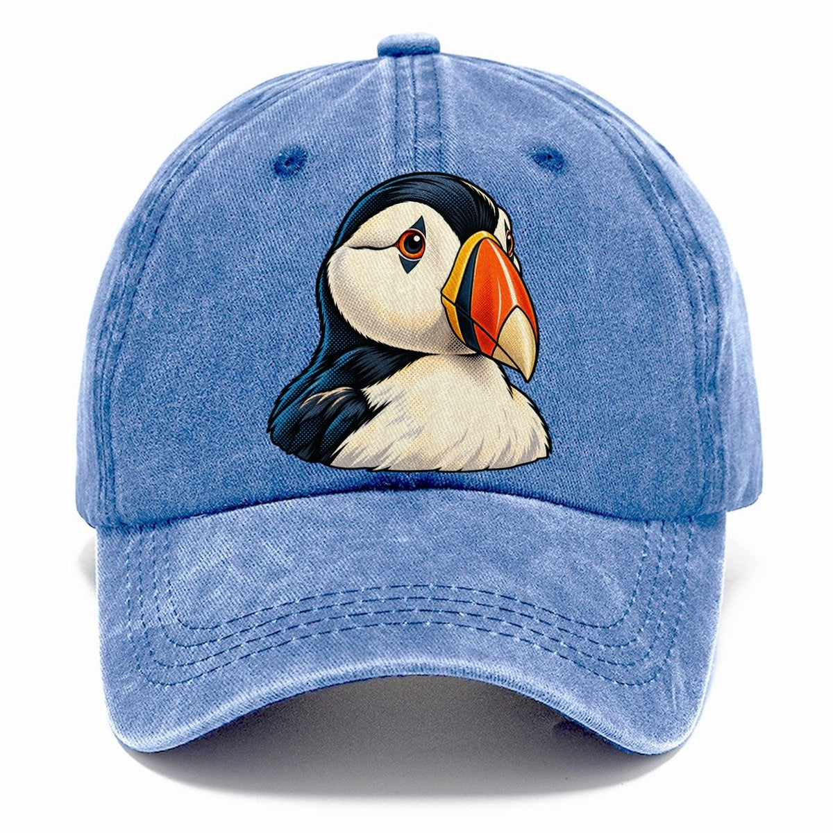 Puffin Portrait Classic Cap – Summer Sky
