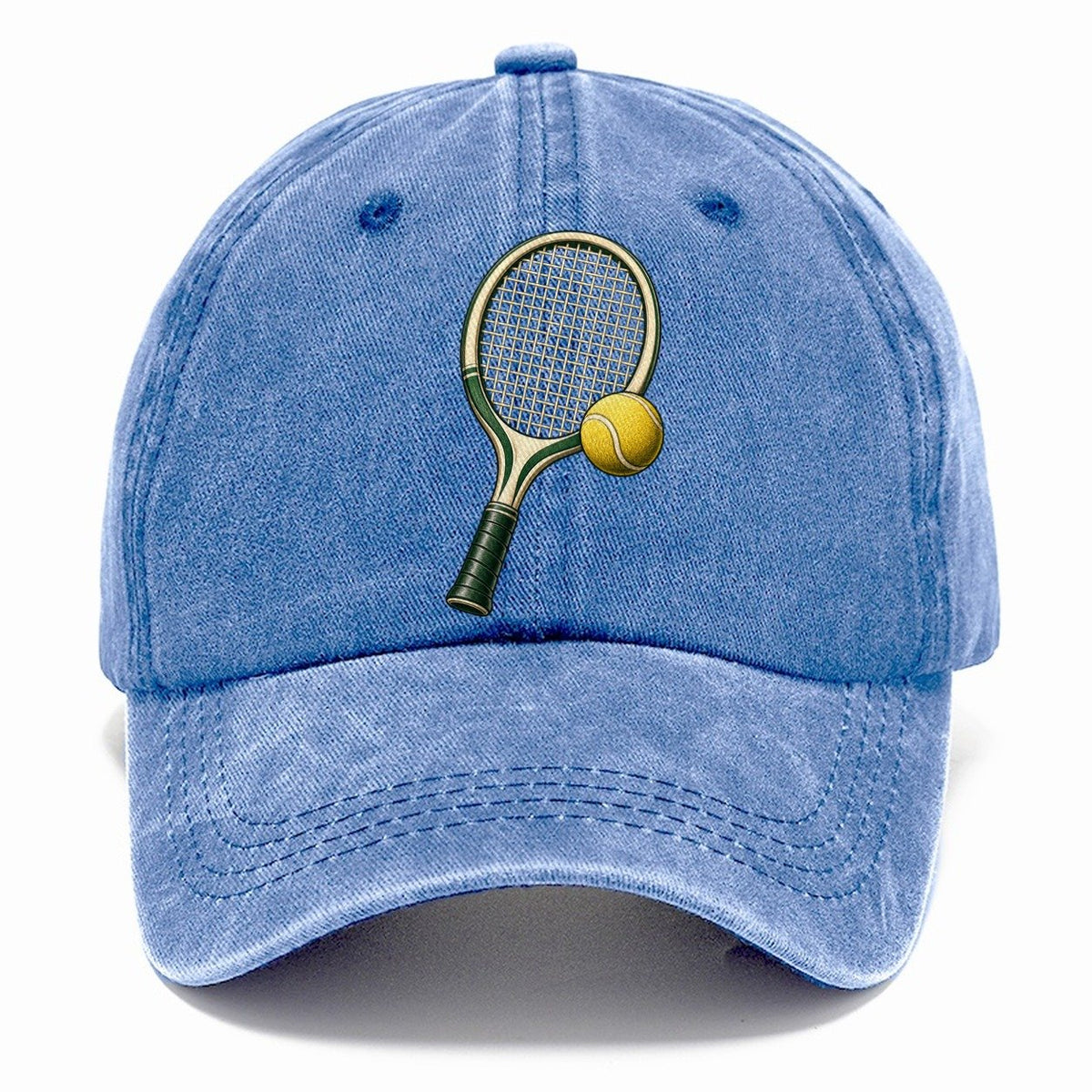 Tennis Racket Ball Balance Pastimes Companions Classic Cap – Summer Sky