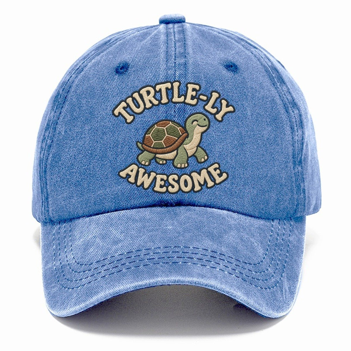 Turtle Animal Puns Classic Cap – Summer Sky