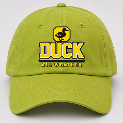 Duck All Weather Heavy Duty Baseball Cap – Fluorescent Green