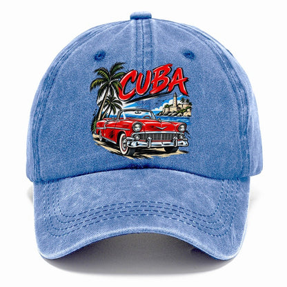 Cuba Expressive Ink Badge Classic Cap – Summer Sky