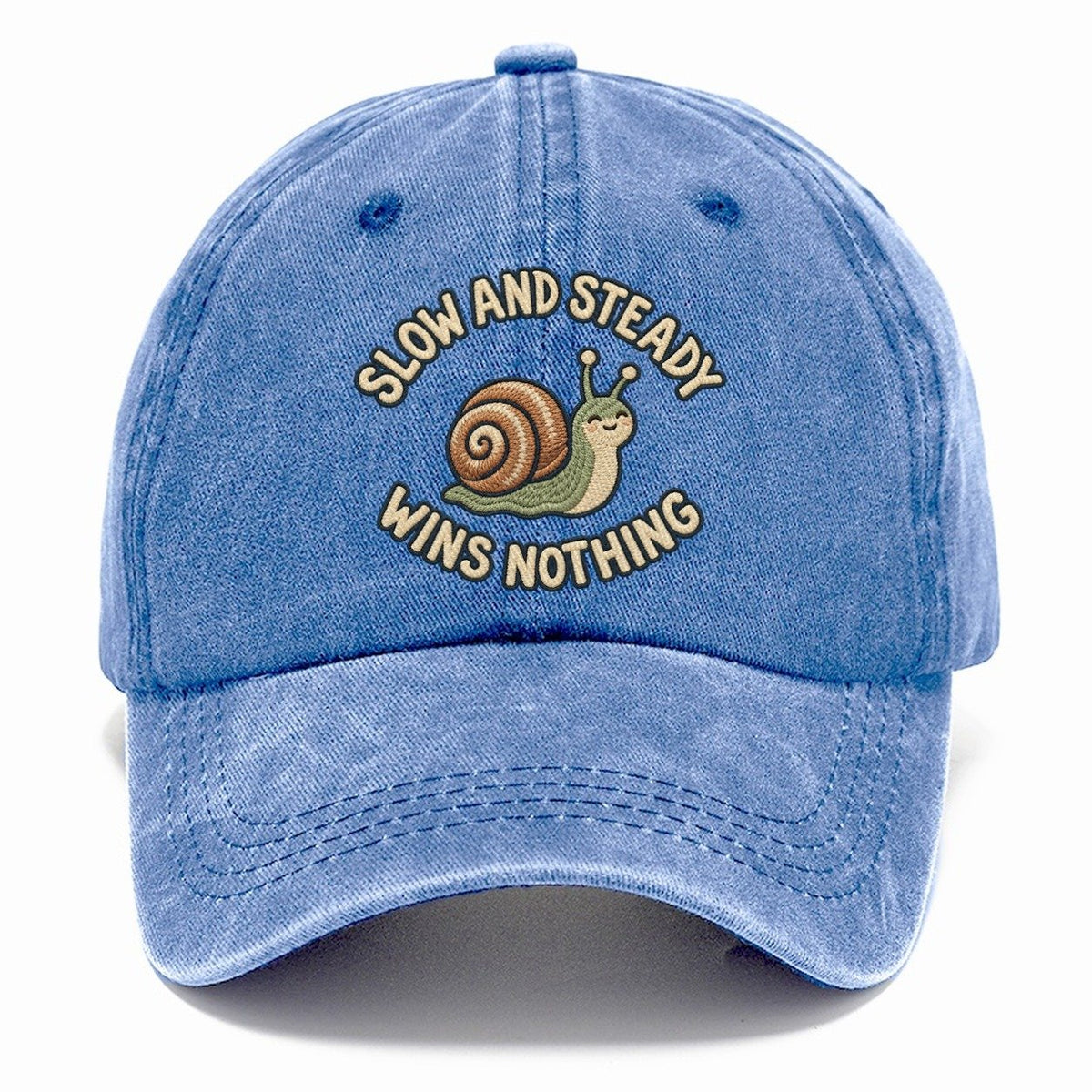 Snail Animal Puns Classic Cap – Summer Sky