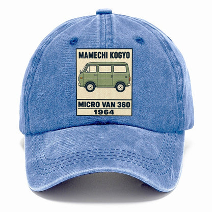 Mamechi Van Showa Speed Plates Classic Cap – Summer Sky