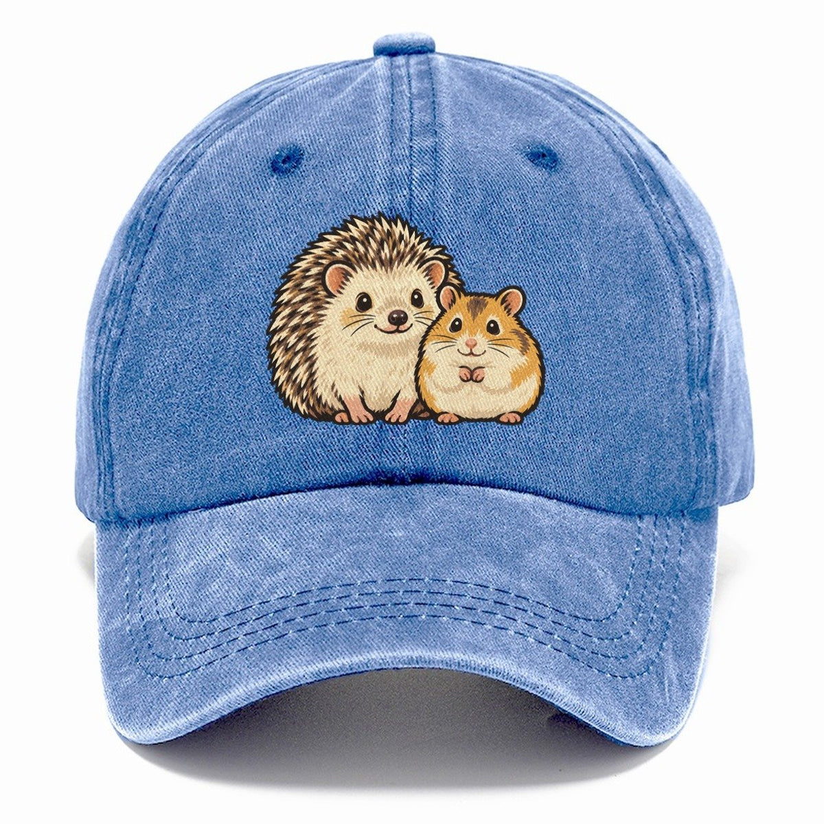 Hedgehog And Hamster Small Pet Logos Classic Cap – Summer Sky