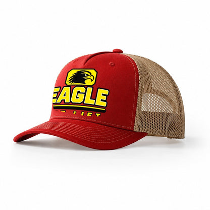 Eagle Air Lift Heavy Duty Trucker Hat – Red Khaki