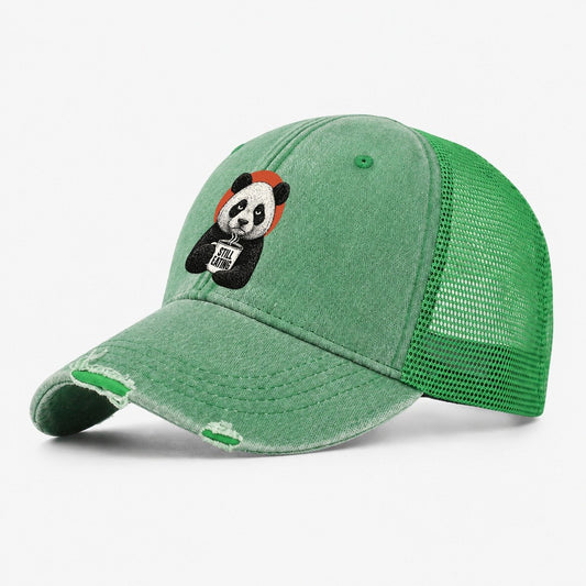Giant Panda Mug Truths Washed Trucker Hat – Ink Green