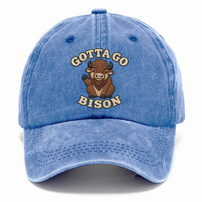 Bison Animal Puns Classic Cap – Summer Sky