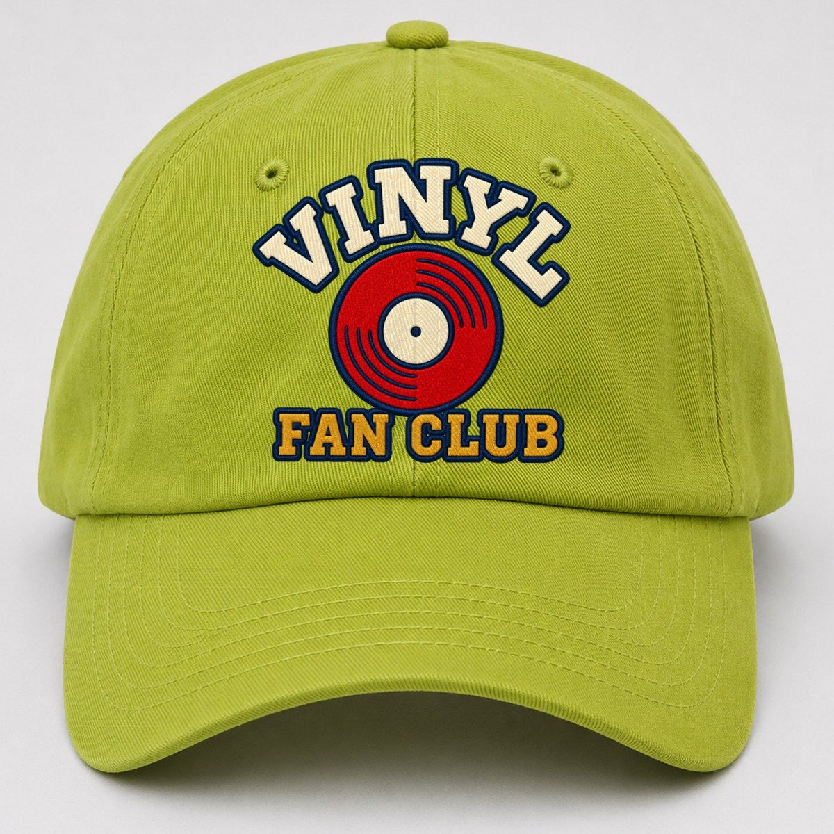 Vinyl Fan Club Baseball Cap – Fluorescent Green