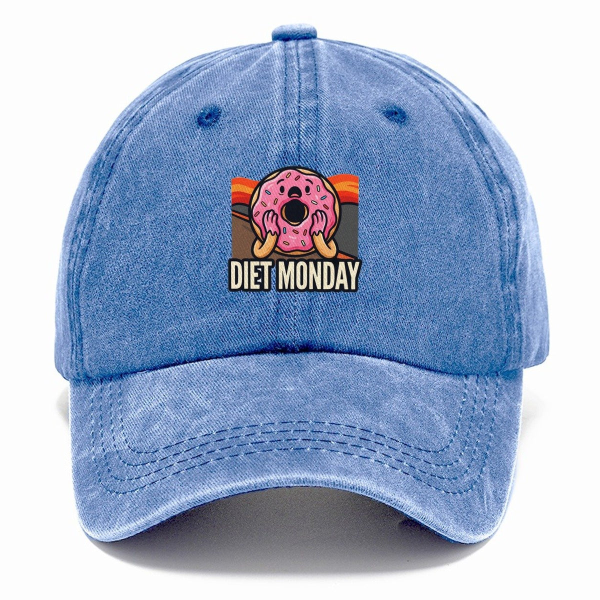 Donut Scream Diet Monday Scream Classic Cap – Summer Sky