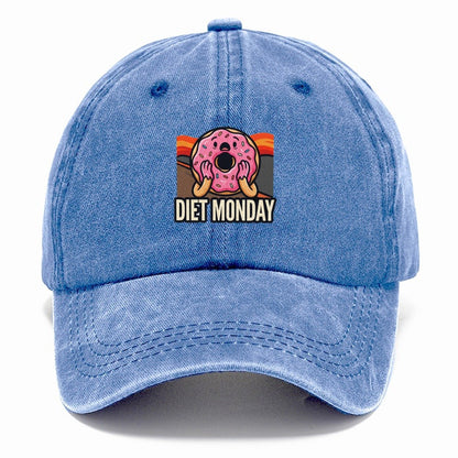 Donut Scream Diet Monday Scream Classic Cap – Summer Sky