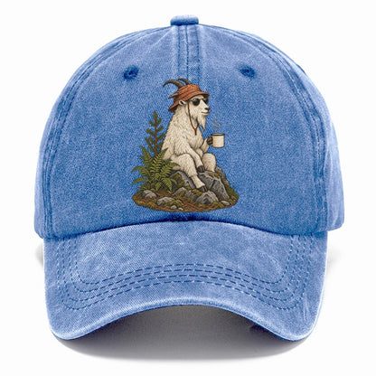 Goat Summit Coffee Slow Camp Club Classic Cap – Summer Sky