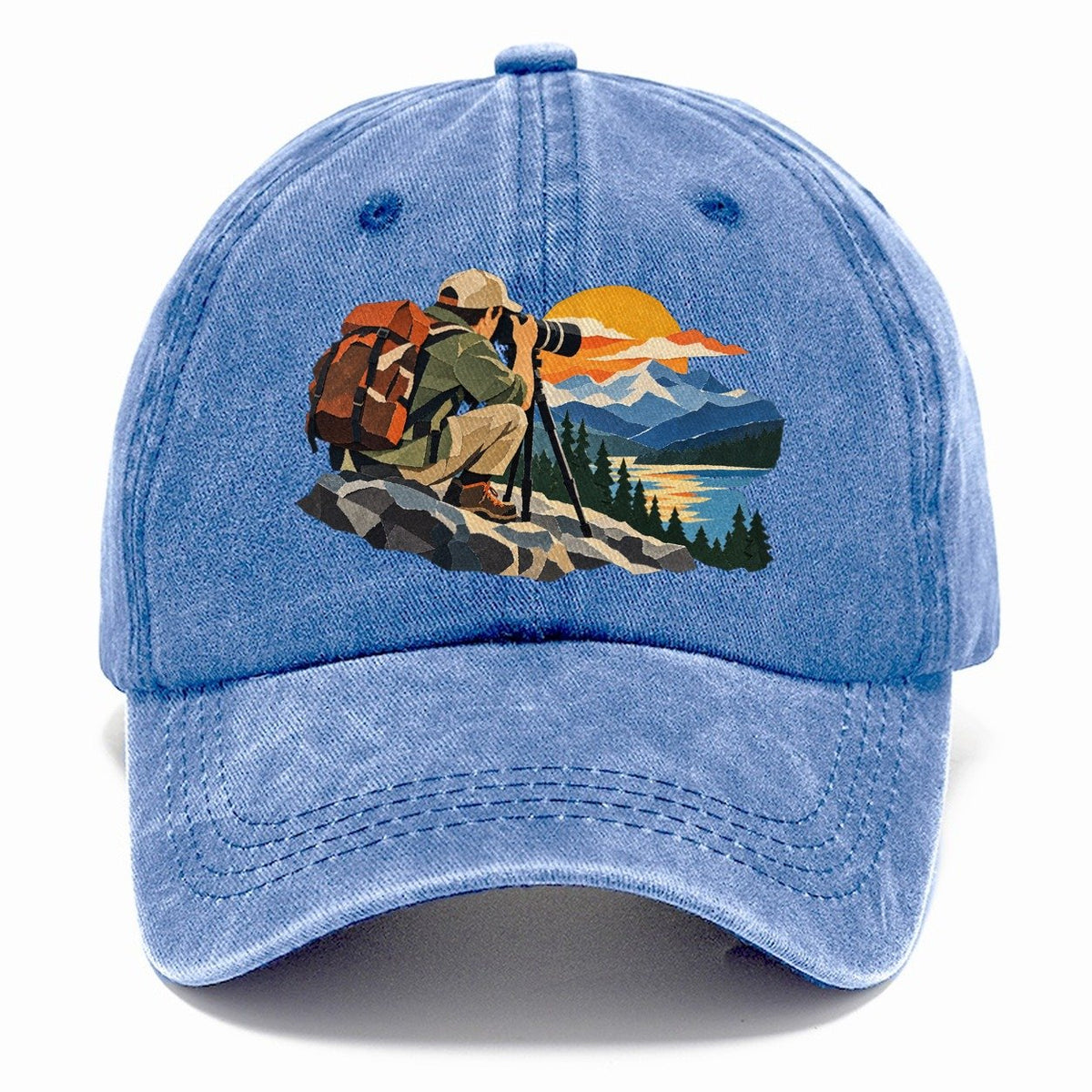 Mountain Sunset Photographer Classic Cap – Summer Sky