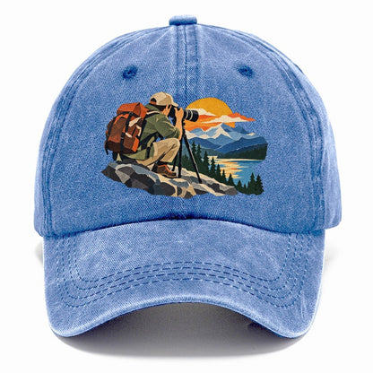 Mountain Sunset Photographer Classic Cap – Summer Sky