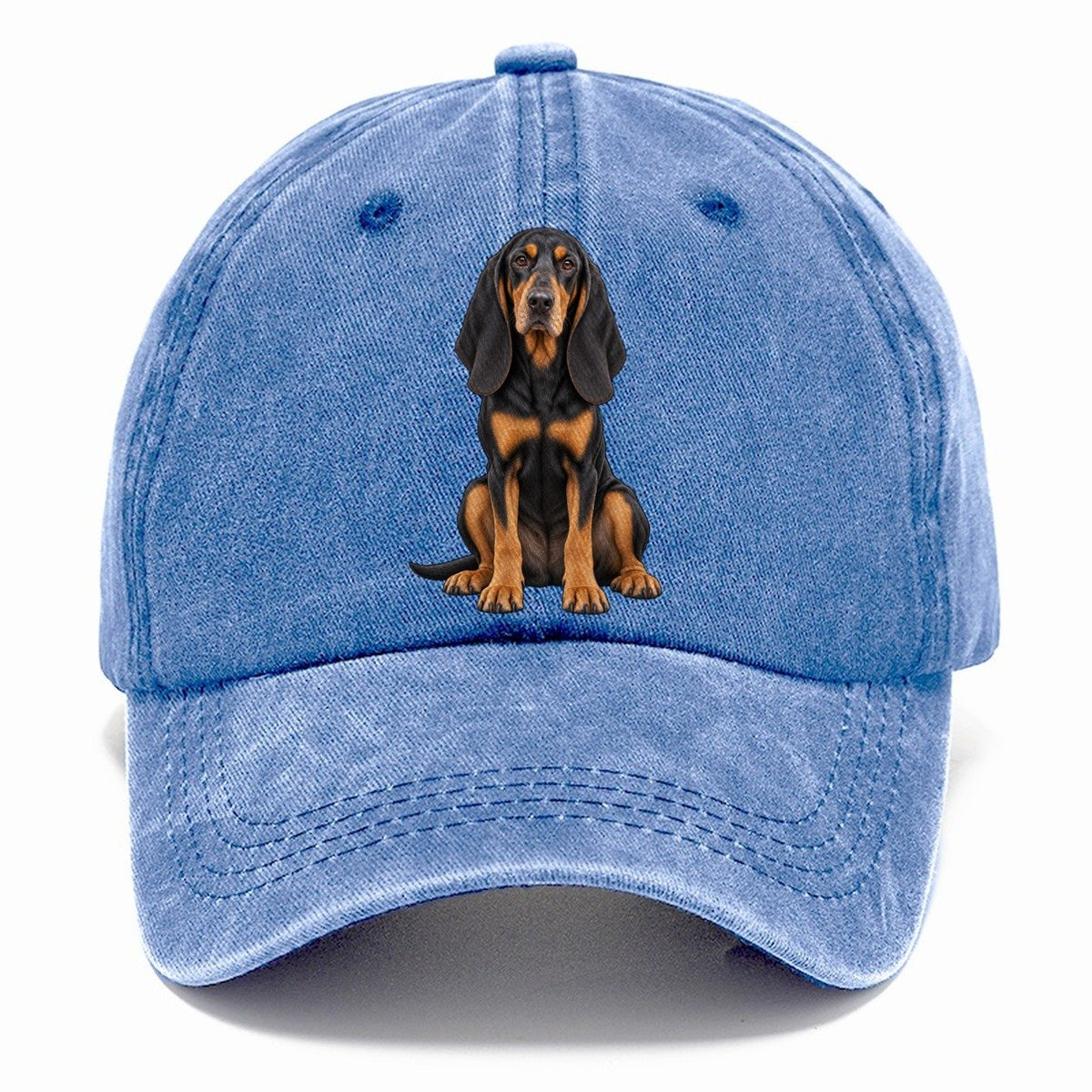 Black And Tan Coonhound Classic Cap – Summer Sky