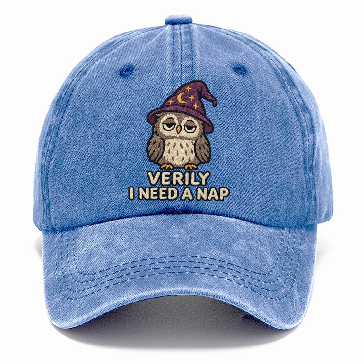 Owl Wizard Weary Court Classic Cap – Summer Sky
