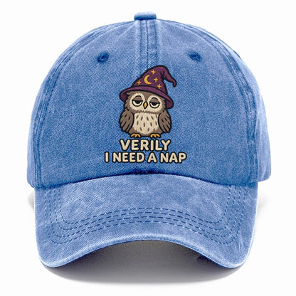Owl Wizard Weary Court Classic Cap – Summer Sky