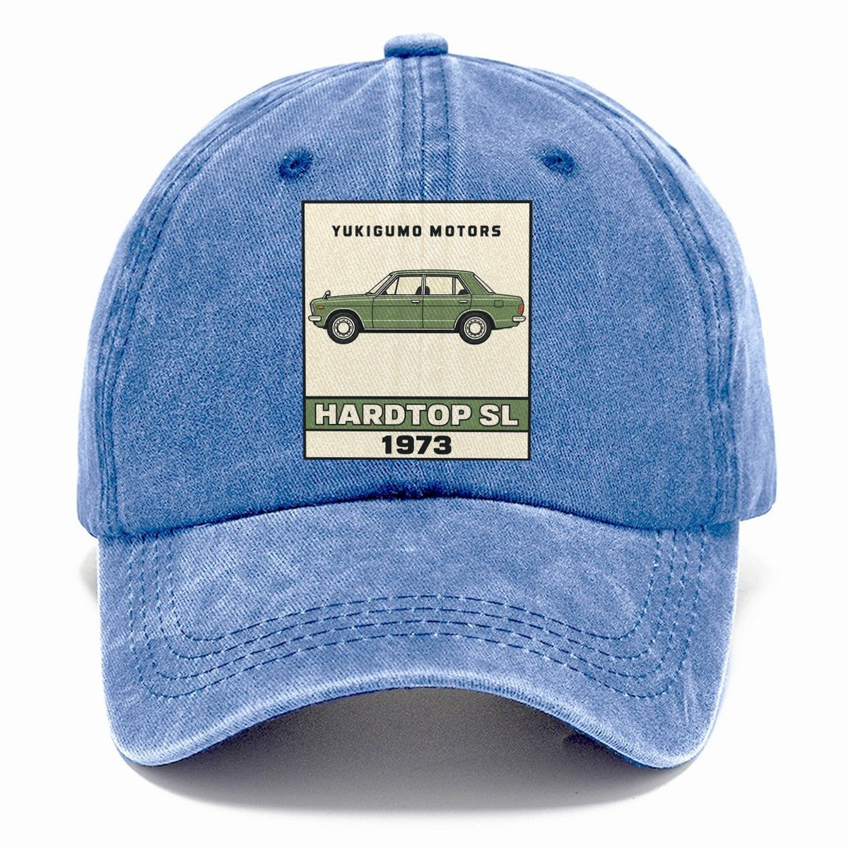Yukigumo Hardtop Showa Speed Plates Classic Cap – Summer Sky