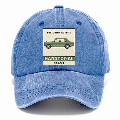 Yukigumo Hardtop Showa Speed Plates Classic Cap – Summer Sky