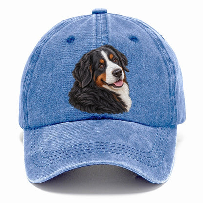 Bernese Over Shoulder Welcome Pastimes Companions Classic Cap – Summer Sky