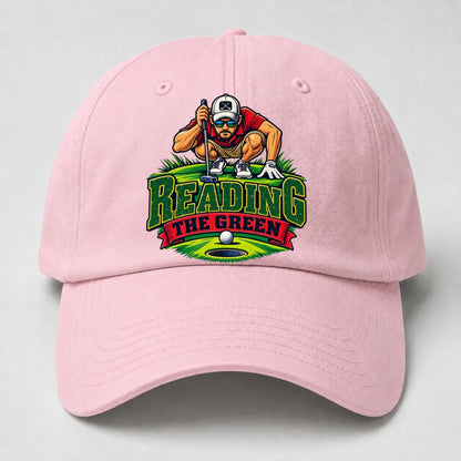 Reading The Green Golf Life Baseball Cap – Pink