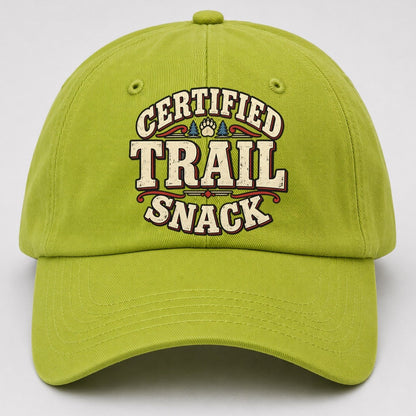 Certified Trail Snack American Wit Baseball Cap – Fluorescent Green