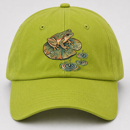 Frog Rain Ring Gentle Wild Baseball Cap – Fluorescent Green