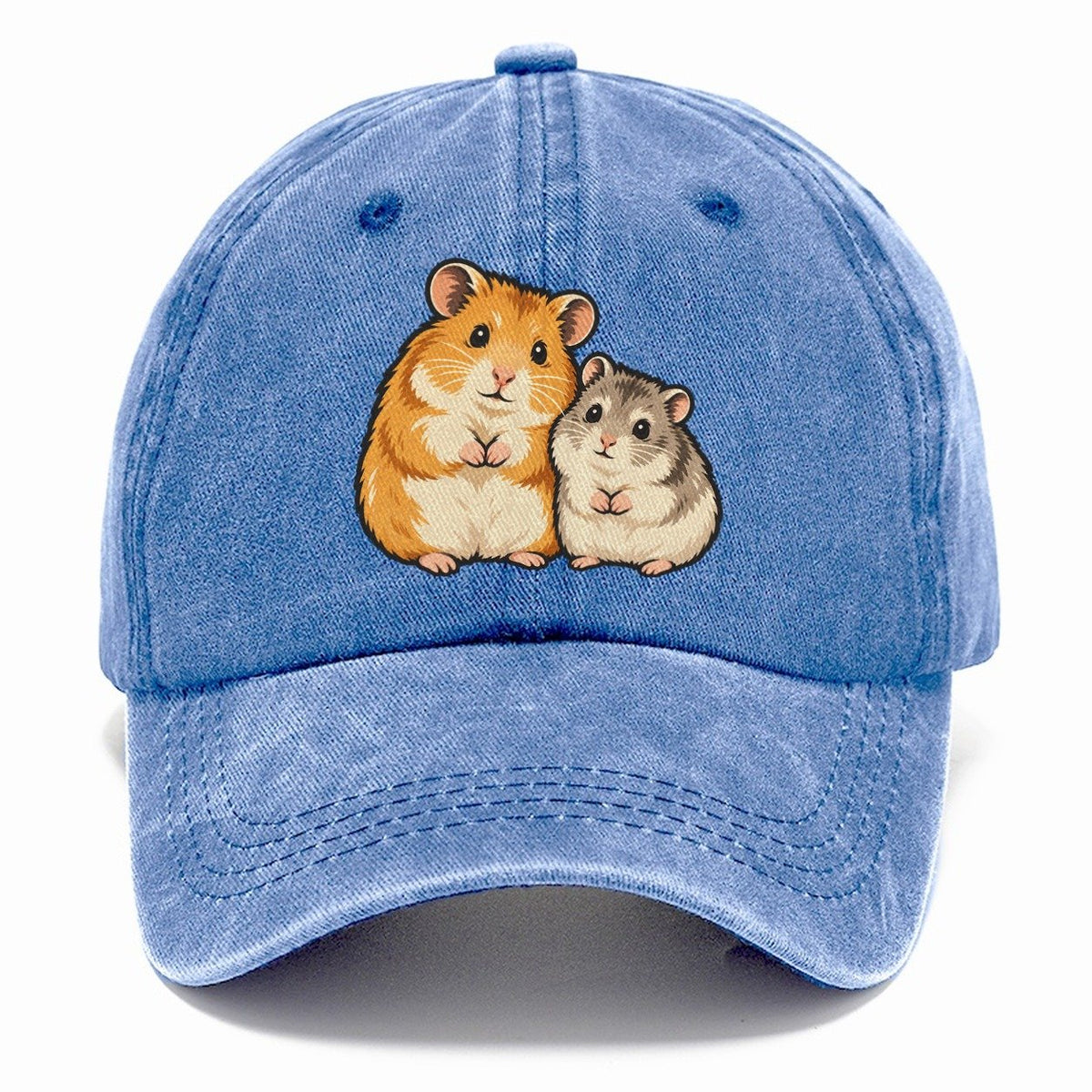 Hamster Sisters Small Pet Logos Classic Cap – Summer Sky